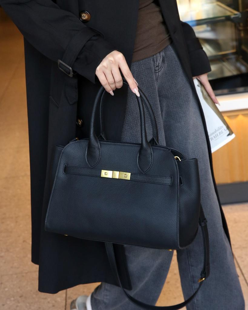 Genuine Leather Women's Bags, New Fashion Shell Bags, First-layer Cowhide Large-capacity Commuting Versatile Shoulder Handbags