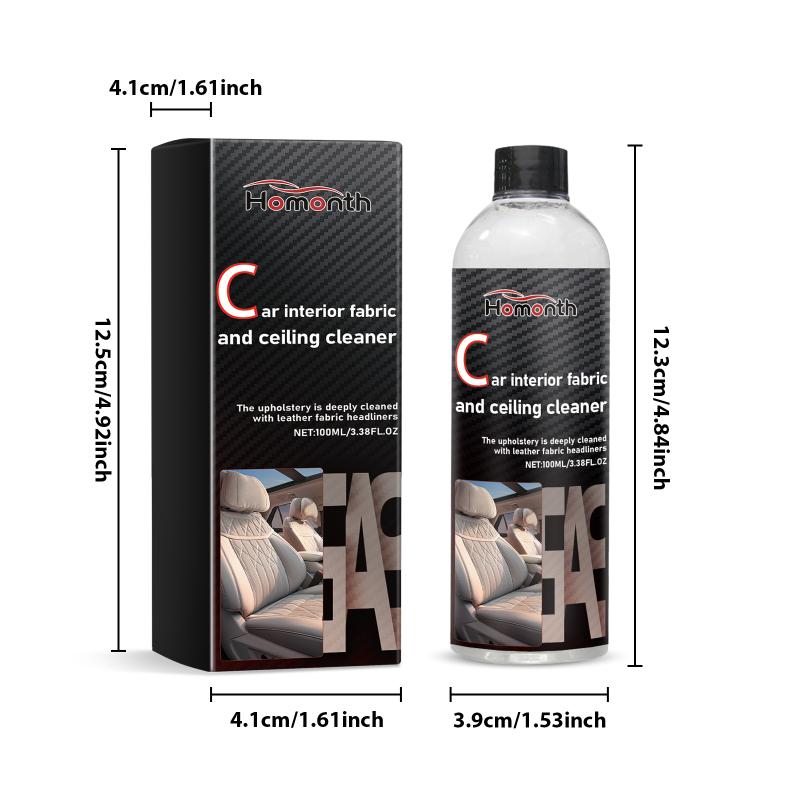 Leather Conditioner Cleaner for Car Interiors 100ml Restores Polish For All Types Leather Seats Quick Shine and Protection