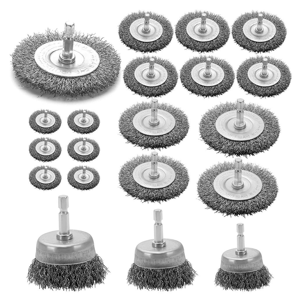 Satın alın Wire Wheel Brush Wire Brushes for Cleaning Rust Drill
