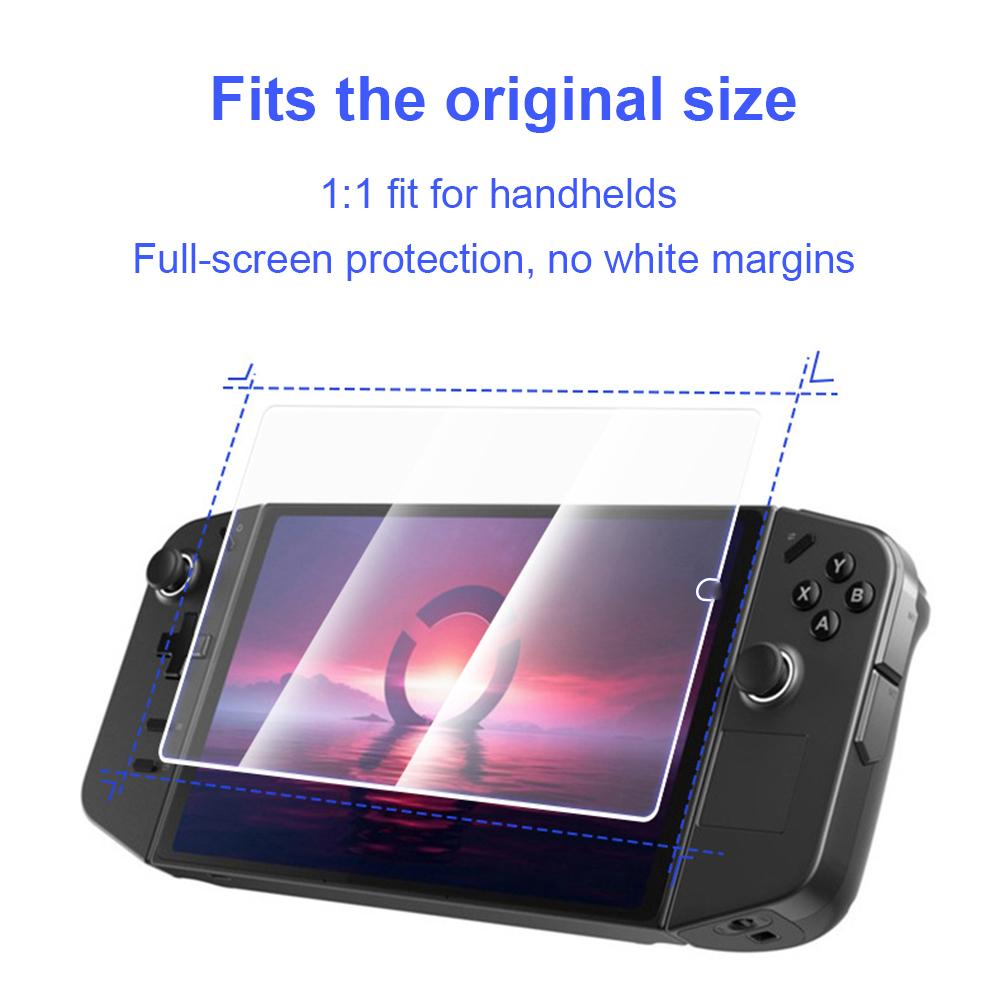 1/2 Pack Screen Protector Screen Guard Protector 9H Hardness Transparent HD Clear for Lenovo Legion Go Handheld 8.8 Inch Console