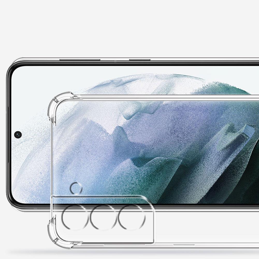 Shockproof Transparent Silicone Case For Samsung Galaxy S25 S24 S23 FE S22 Ultra S21 S20 FE Note 20 Ultra A55 A35 A25 A15 A05 S