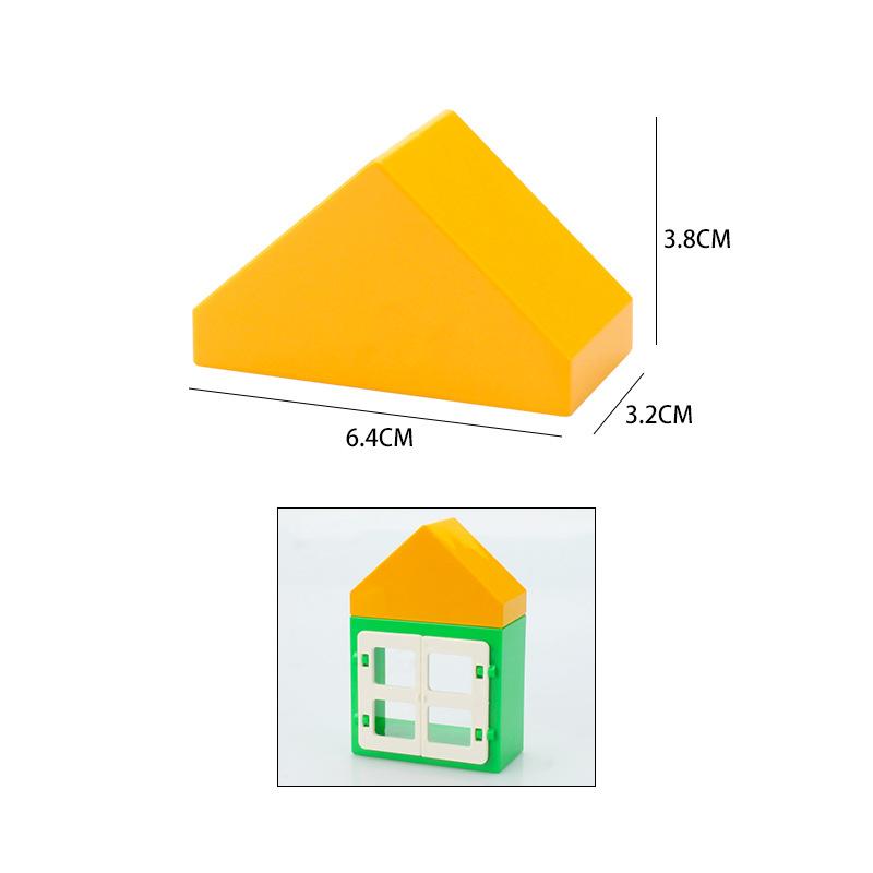 Duże Klocki Model Zamku Dom Akcesoria Pokój Dachówki Hurtowo Most Kompatybilne z Klockami Dzieci Zabawki DIY