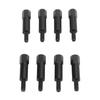 8pcs Car Valve Cover Bolt Nut Black Powder Coated Replacement for SBC Small Block 283 305 327 350 383 400 Engines