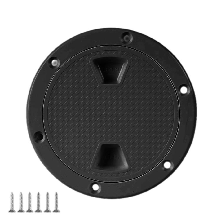 4/6/8 Inch ABS Twist Out Plate Water Tight Seal Boat Deck Inspection HatchTwist Screw Out Deck Plate Simple Installation