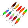 Ma Kou Sequins Long Range Metal Road Subbait Microobject Colorful Melon Seed Sequins White Stripe Crossmouthed Perch Spoon Type Fake Bait