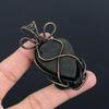 Abalone Shell 999 Copper Wire Wrapped Pendant, Handmade Gemstone Pendant Jewelry, Gifts For Wife Brand New Pendant