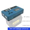 1Pcs Dc21V To 220V Ac Converter Lithium Battery Inverter Portable Power Supply For Outdoor Activities With Dual Usb Ports