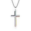 Titanium Steel Cross Necklace Gender Neutral Style New Personalized Pendant Accessories