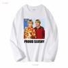 Proud Slushy Noobz Heavy Cotton T Shirt long or short sleeves vintage Washed Top For Everyday Wear streetwear homme Slightly