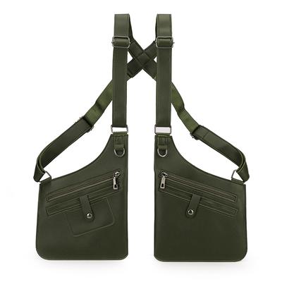 Retro Strap Crossbody Bag, Multi-functional Shoulder Bag, Outdoor Sports Jacket, Phone Bag