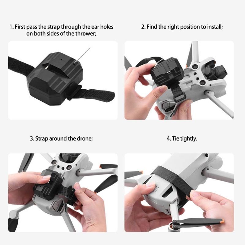 Drones Drop Systems for 4K/4PRO Drones, Quick Release Fishing Baits and Gift Delivery