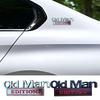 Oldman Edition 3D Emblem | Old Man Edition Car Sticker | Funny 3D Metal