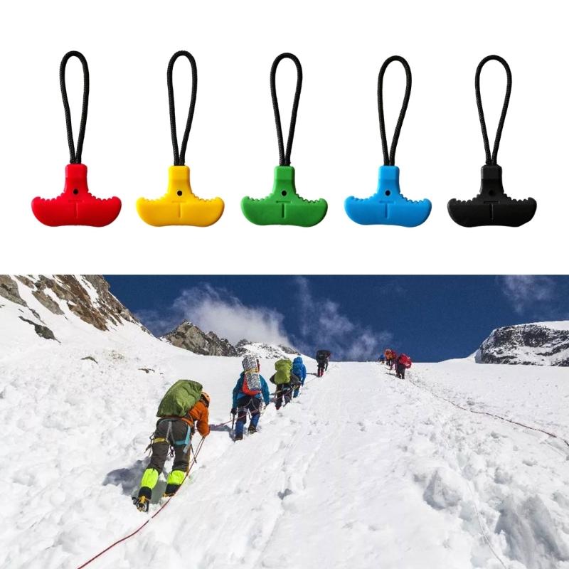 Zipper Puller T-Shaped Zipper Puller Durable TPU Zipper Pull Cord Zipper Pulls