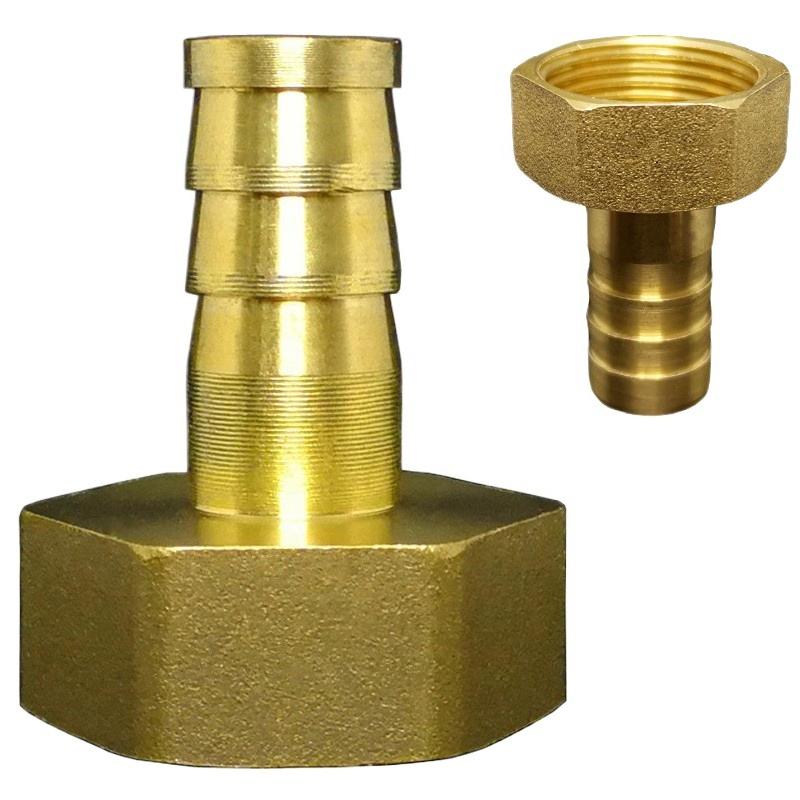 3/4" 1" 1-1/4" BSPP Female To 8/10/12/14/16/19/25/32/38 mm Hose Tail Barb Brass Plumbing Fitting Conenctor Water Gas Home Garden