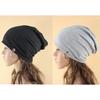Women Men Autumn Winter Warm Knitted Cap Fashion Metal Ring Beanie Cap