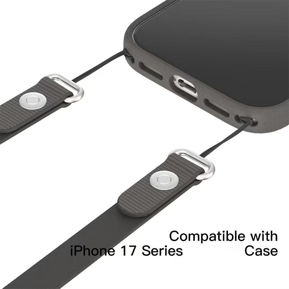Adjustable Crossbody Magnetic Lanyard Case for iPhone 17 Pro Multi-functional Neck Strap Accessory