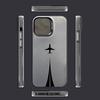 Aircraft Track Route Pattern Mobile Phone Case Suitable for iPhone 17 16 15 14 13 12 11 Pro/ Max /Plus Anti-fall and Shock
