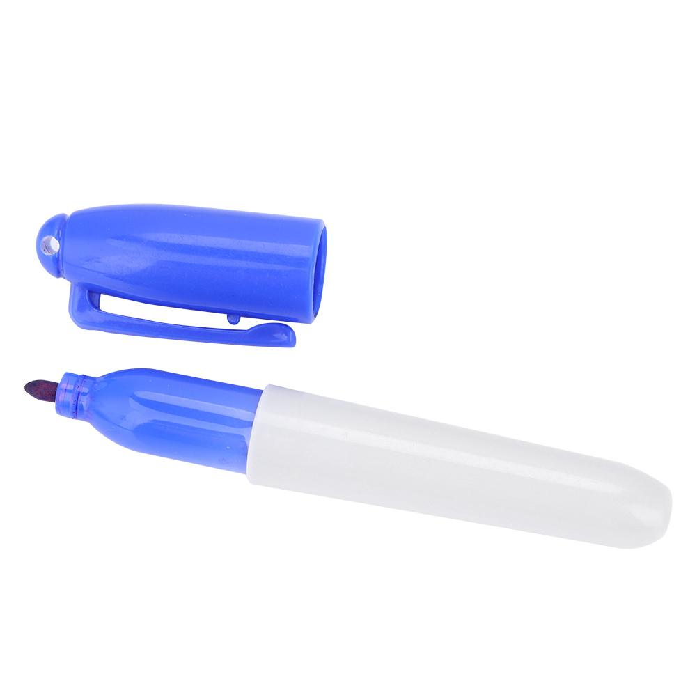 Golf Ball Liner Line Marker Drawing Template Alignment Tool with Pen Accessories (Blue)