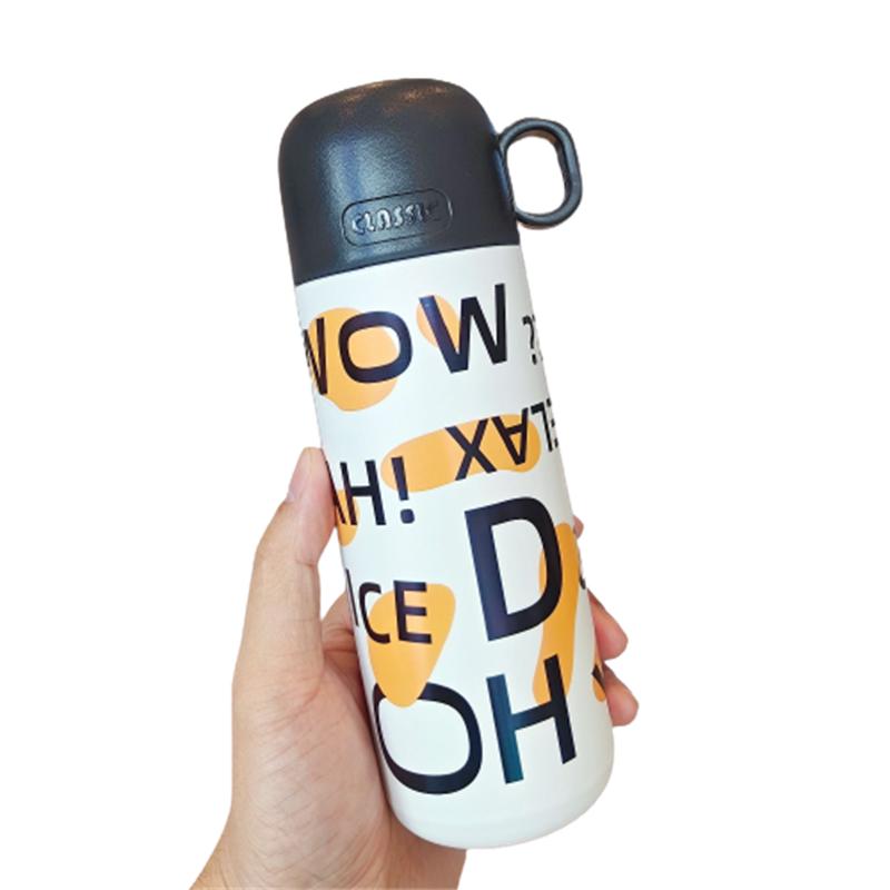 500ml Stainless Steel Insulated Cup Portable Outdoors Office Multifunction Gift