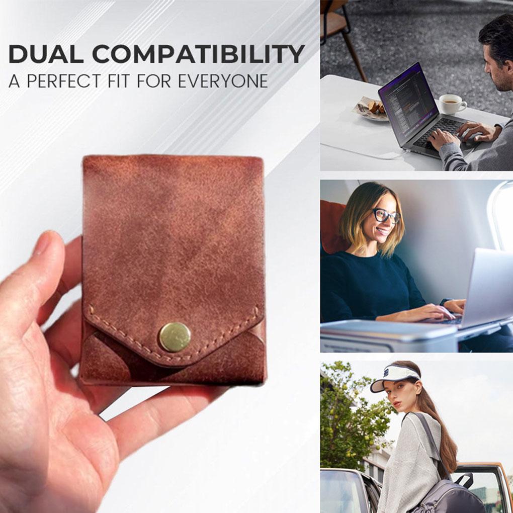 Slim Wallet With Pen Slot Large-Capacity Card Holder Handmade Leather Card Holder Wallets For Men Uk