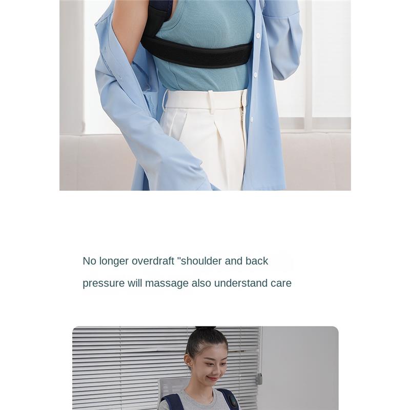 Back Hump Corrector, High-frequency Vibration Male And Female Adult Posture Strap,posture Correction Scoliosis Massage Back Belt