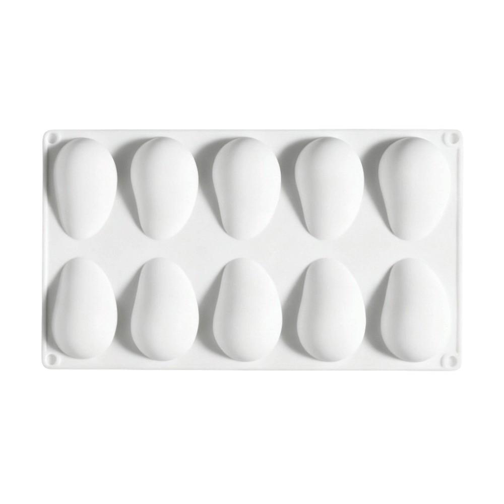 10 Cavity 3D Mango Silicone Mold Jelly Pudding Mold Chocolate Jelly Pudding Making