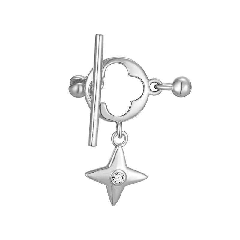 

Pearl DIY 925 Sterling Silver OT Beaded Clasp for Bracelet/Necklace Connector