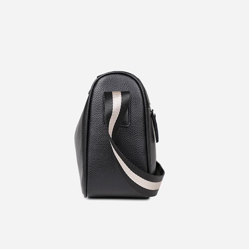 New Design Men Bag Soft Genuine Leather Boy's Flap Cowhide Leather Shoulder Bag Men's Crossbody Messenger Bags Fashion Style