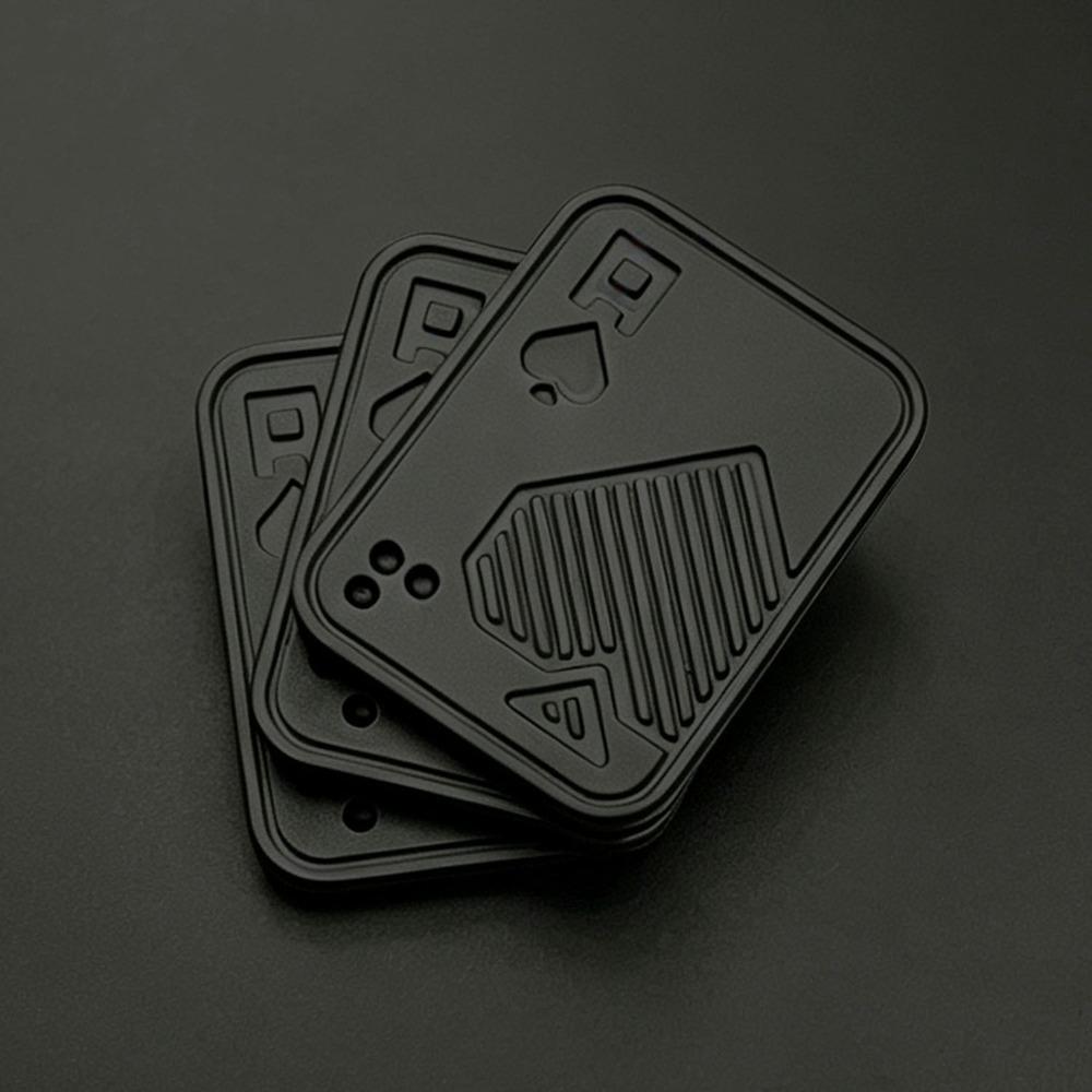 Zinc Zinc Alloy Fidget Slider Toy Metal Finger Spinne Toy Pocket Game Magnetic Fidget Slider Kids Gifts