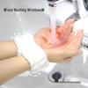 Coral Fleece Face Wash Set: Absorbent Hair Tie, Wristband, and Moisture-Proof Skincare Tool.