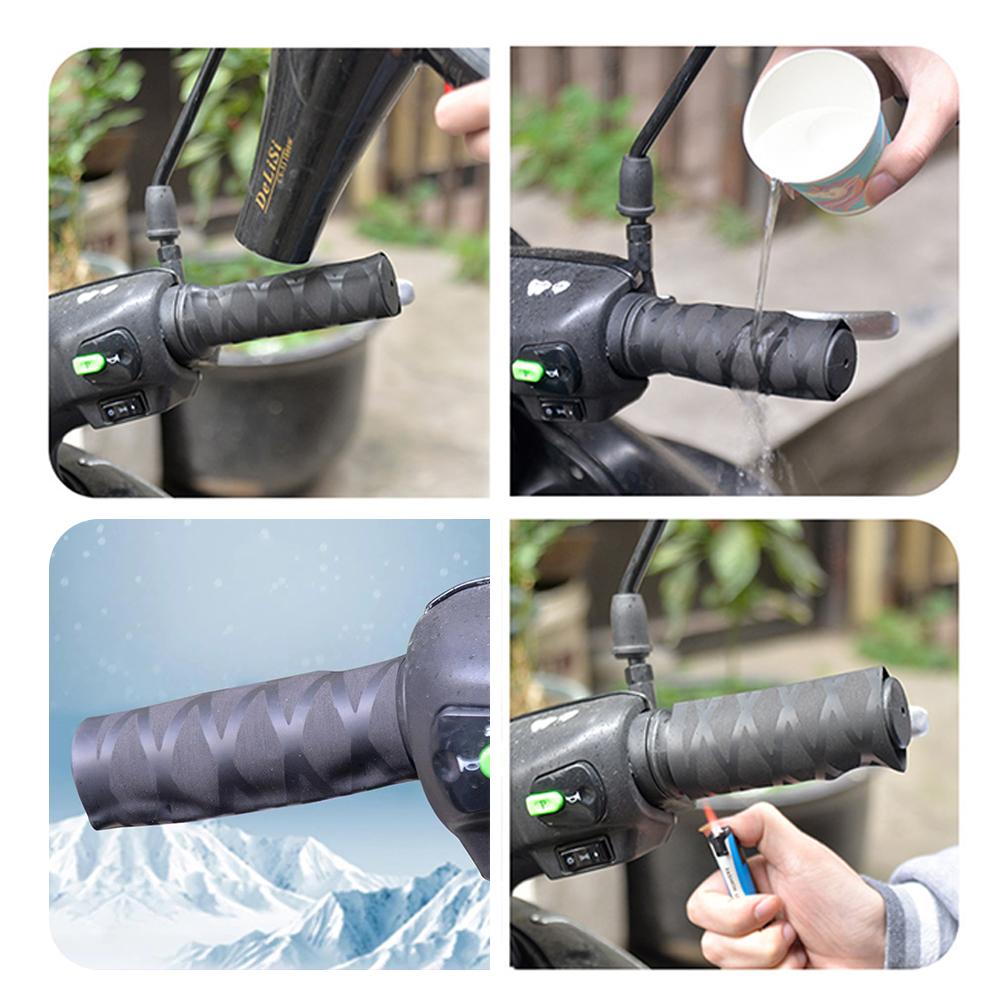 Universal Rubber Motorcycle Heat Shrinkable Grip Cover Non-Slip Handle Sleeve Handlebar Covers Brake Clutches Lever Protector