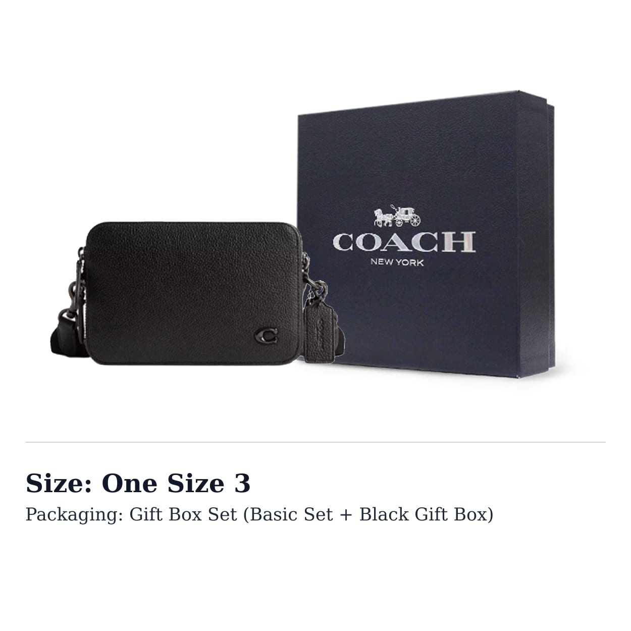 COACH Charter Ādas pleca soma, Krusteniskā
