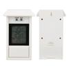Digital Thermometer Outdoor Garden Waterproof Thermometer White Temperature Gauge with Hook Waterproof Thermometer Thermometer