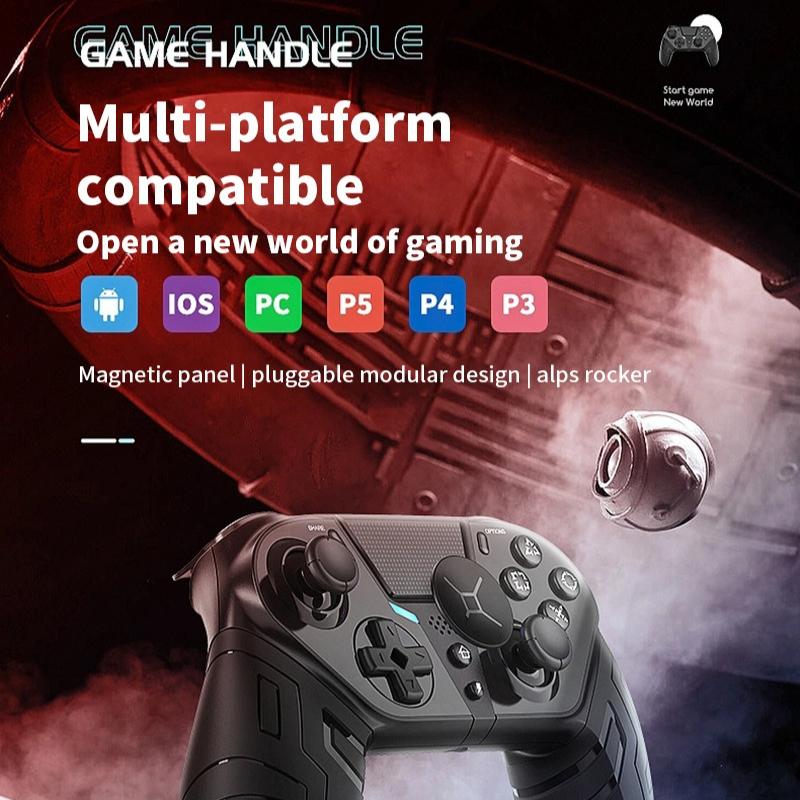 PS4 Gamepad Silicone Grip Module Somatosensory Vibration PC Mobile Phone SteamPS4 Elite Game Console