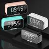 S7 Mini Bluetooth Speaker with Mirror Clock, Alarm, FM Radio, Card Slot, Long Battery Life, High Volume, & Voice Call