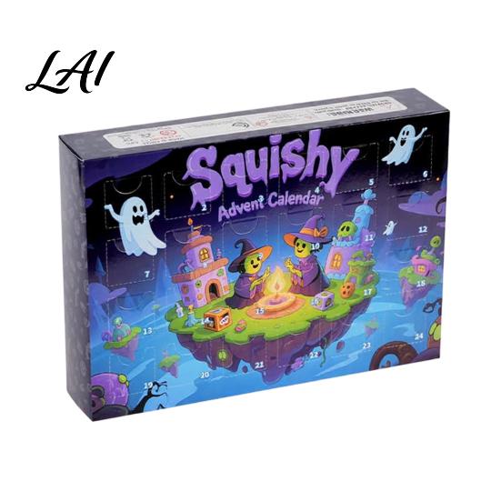 Classroom Rewards Halloween Advent Calendar 2026 Squeeze Toys 24-Day Countdown Box for