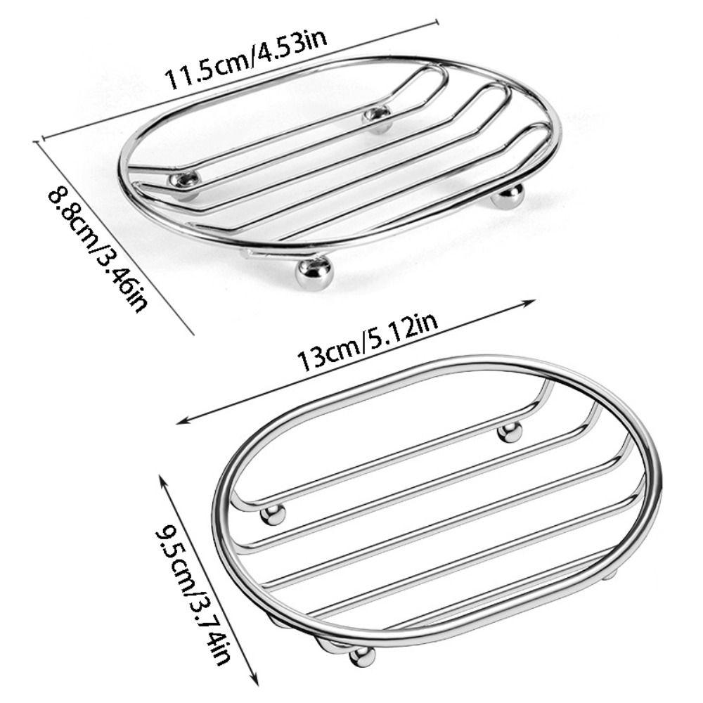Anti-rust Metal Soap Dish Creative Soap Filter Rack Easy To Clean Soap Container  Home Decor