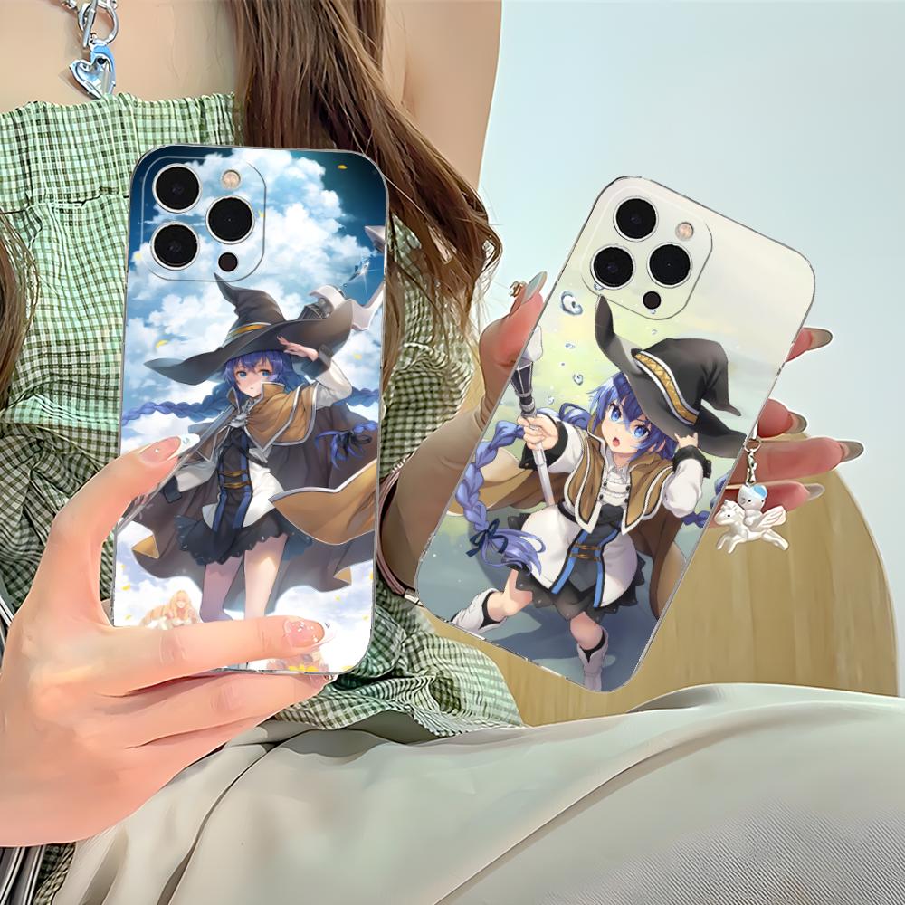 Mushoku Tensei Roxy Mobile Phone Case for iPhone 17 16 15 14 13 12 11 X XR XS Air Pro Max Plus Mini Clear Colorful Cover Luxury