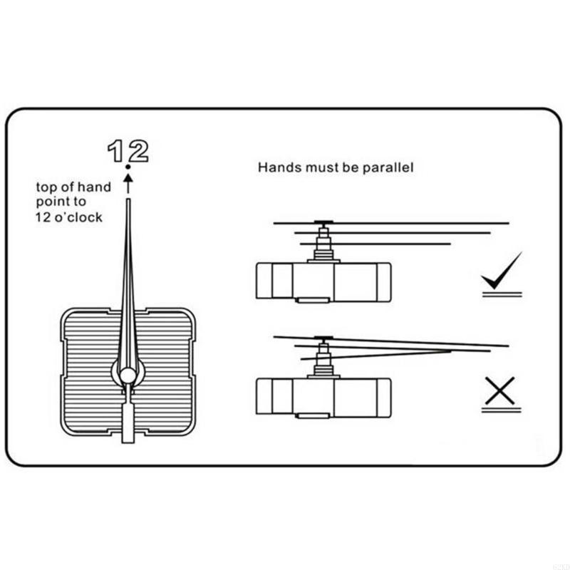 62KD Clock Movement Mechanism DIY Clock Motor with Pointers DIY Clock Accessorie