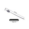 Zuozhixun 304 Stainless Steel Coffee Stirring Spoons, Set of 3