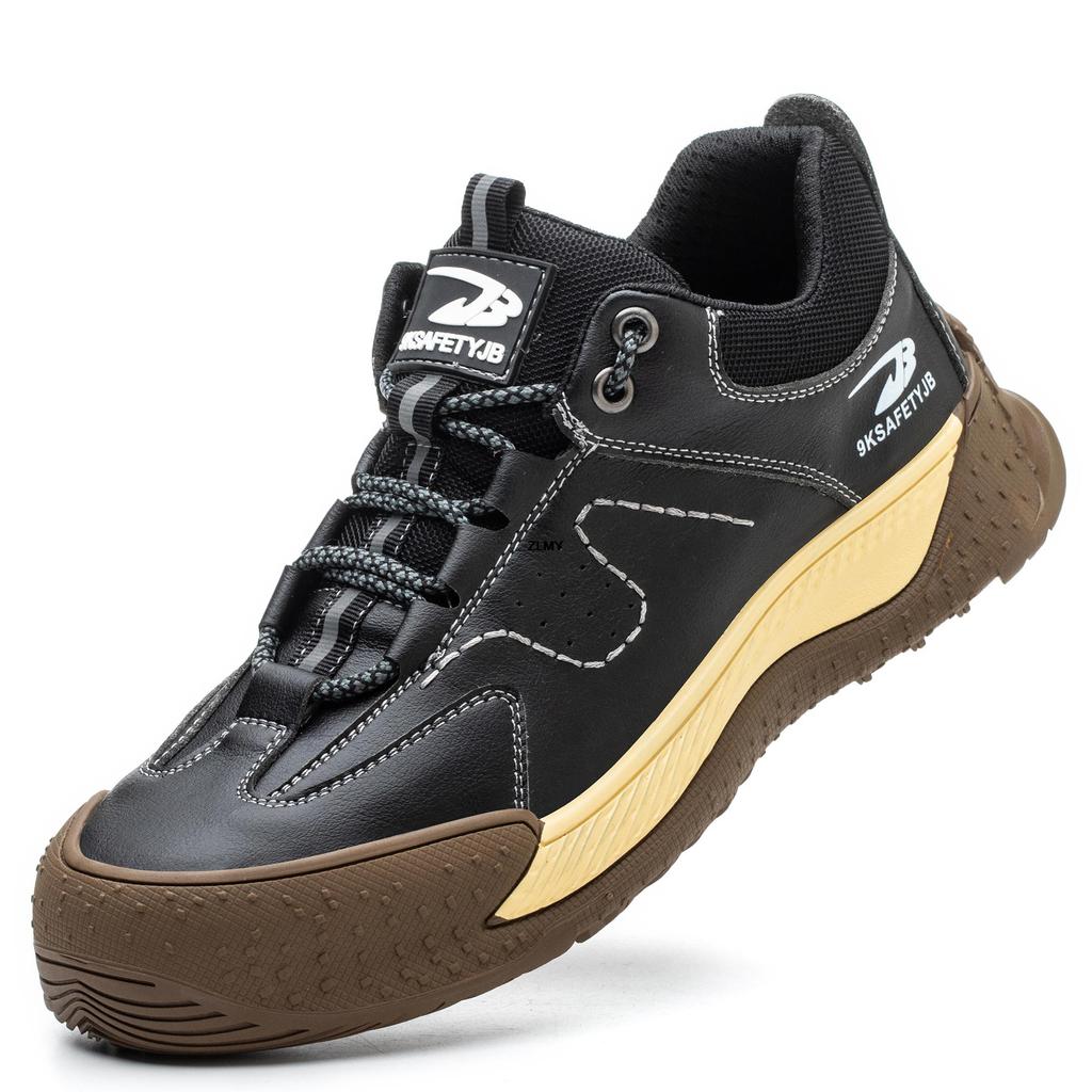 New Men Safety Shoes Composite Toe Insulated 6KV Man's Welder Shoes Anti-spark Anti-stab Work Safety Boots Male Protective Boots