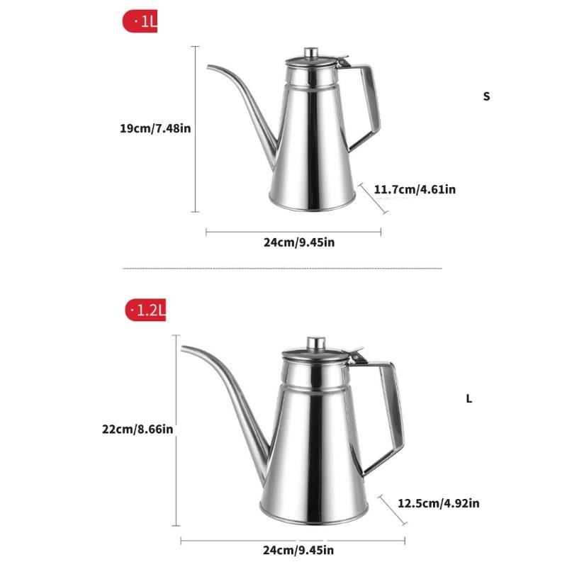 Durable 304 Nonrust Steel Sauce Bottle Feature Touch Lid And Modern Design For Efficient Cooking Experience