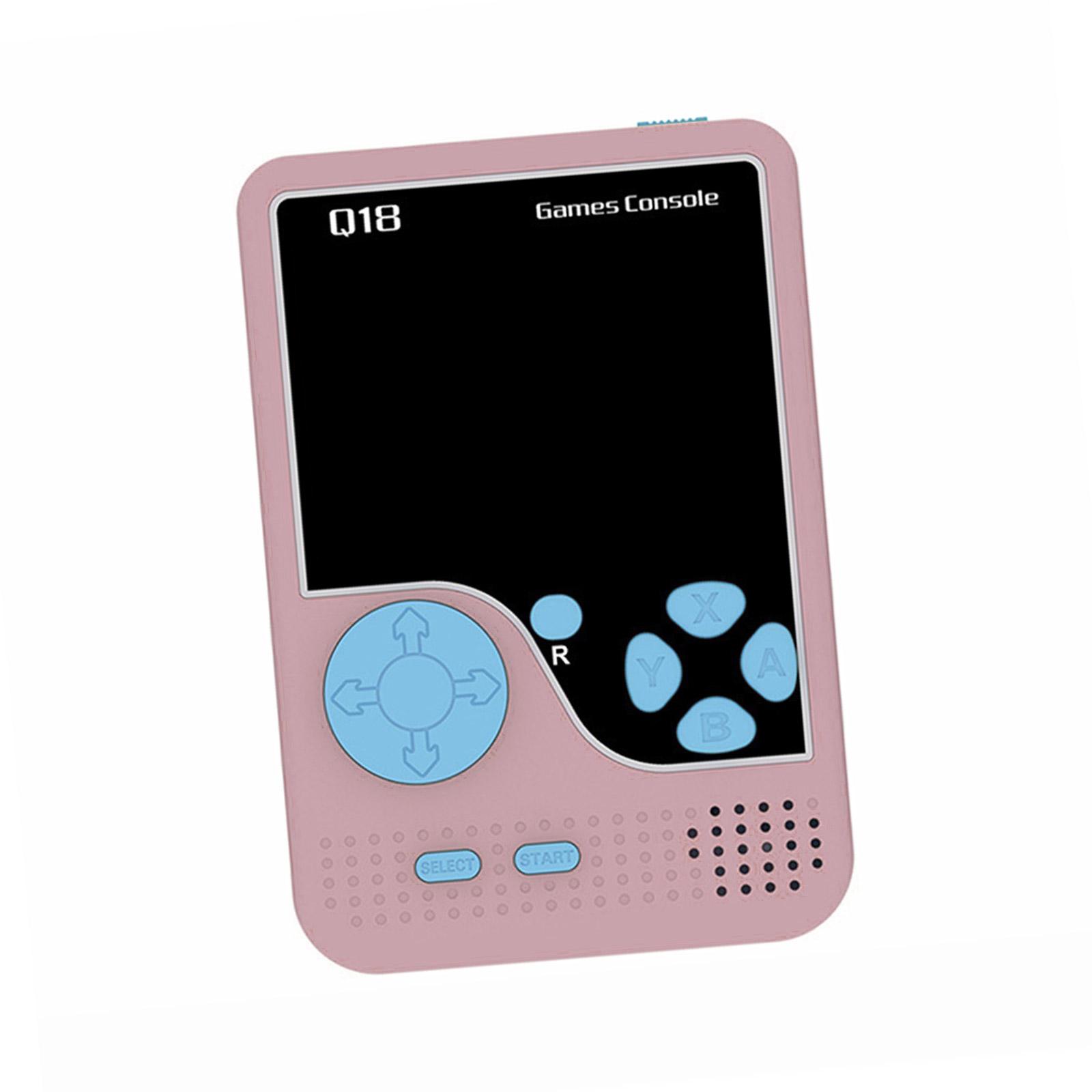 Portable Gaming System Handheld Retro Console Thin Video Console with Built in 500 Game 3in Screen Game Machine персиковый