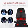 Foldable Car Massage Seat Cushion Multifunctional Cervical Neck Waist And Back Massager Heating Full Body Massage Cushion