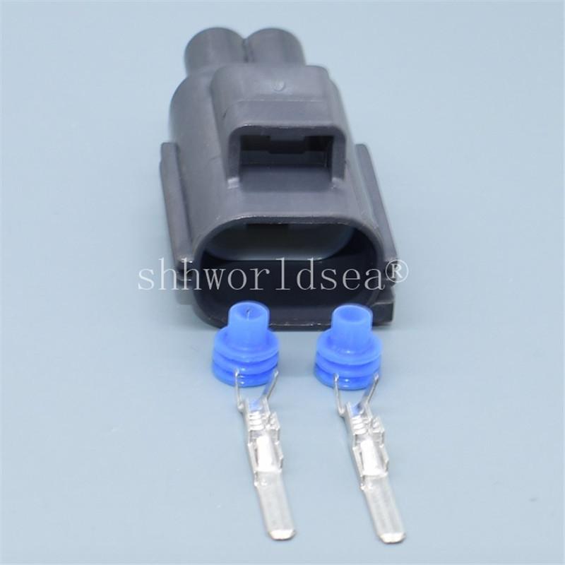 1Sets 2PIN 7282-5575-10 7183-5575-10 Automotive Electronic Brake Booster Pump Plug Female Male Waterproof Connector Cable Socket