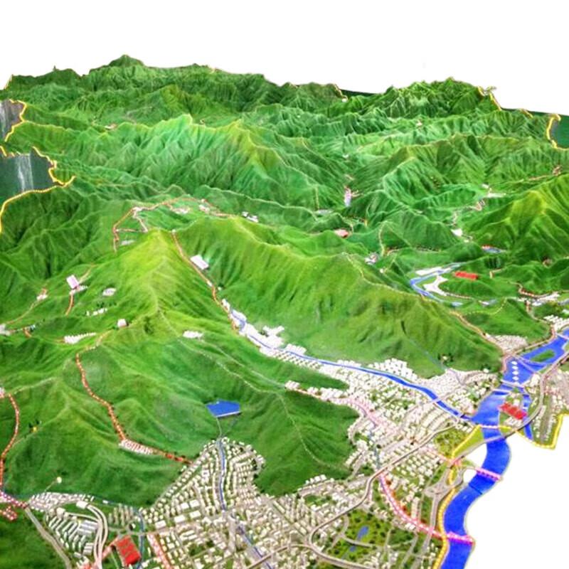 Xin Tai Hang Topographic Sand Table Model