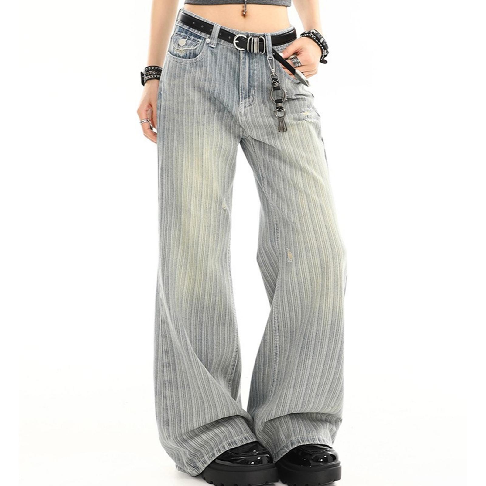 

Женские брюки большого размера, эластичные джинсы, свободные полуэластичные брюки XXL