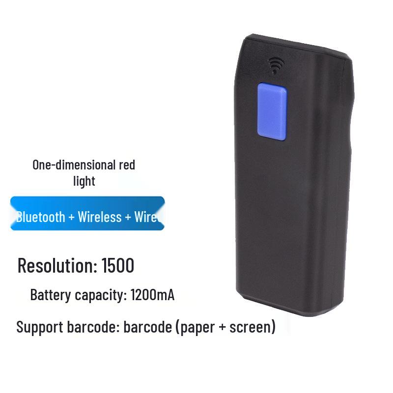 Portable Wireless Bluetooth Barcode & QR Code Scanner for Logistics