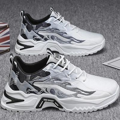 Men's Running Shoes Spring Outdoor Anti Slip Flat Shoes Wear-resistant Breathable Comfortable Casual Sports Shoes for Men