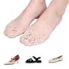 1 Pair Five Toe Forefoot Pads for Women High Heels Half Insoles Toe Topper Socks